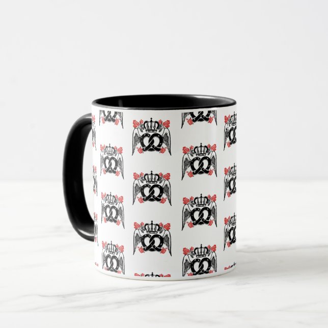 Taza Mikitiez pretzel panadero reina rey (Anverso izquierdo)