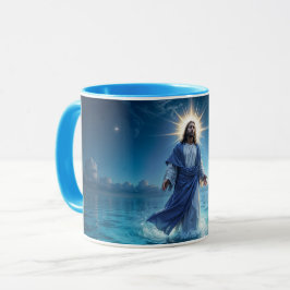 Taza Milagro de Jesucristo paz espiritual del océano
