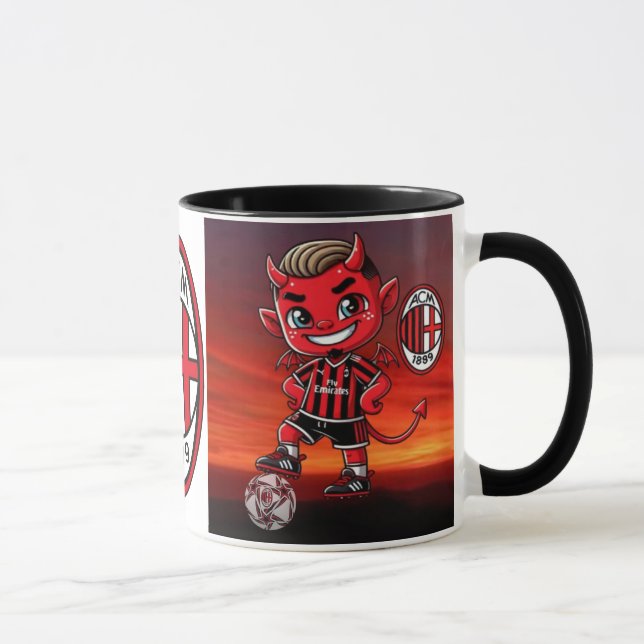 Taza Milan fútbol  (Derecha)