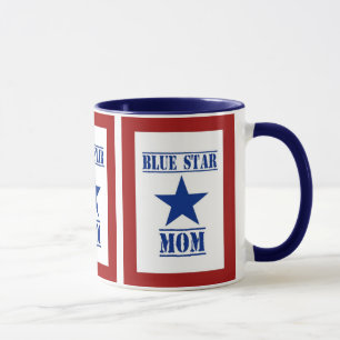 Taza Militares de la mamá de la estrella azul
