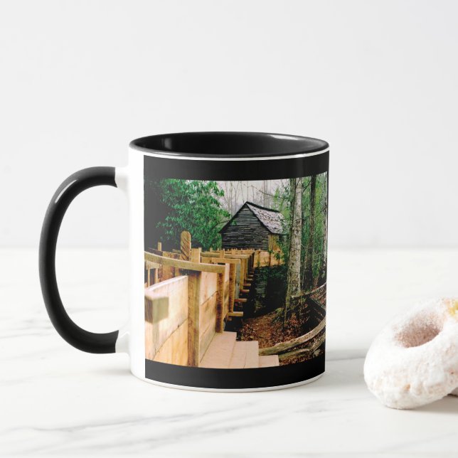 Taza Mill Scene (Con donut)