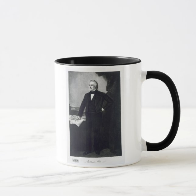 Taza Millard Fillmore, décimotercero presidente del Sta (Derecha)