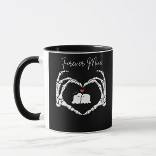 Taza Mina, Día de San Valentín Clásico - Skeleton Hands