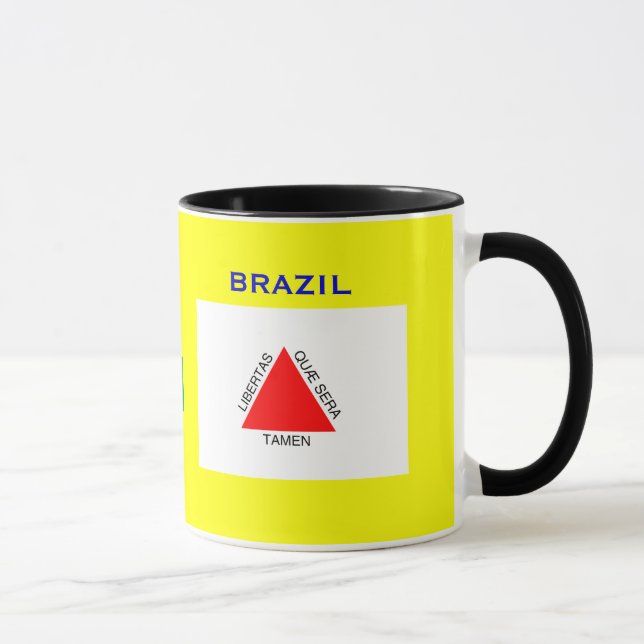 Taza Minas Gerais, Bandera de Brasil y Mug Escudo (Derecha)