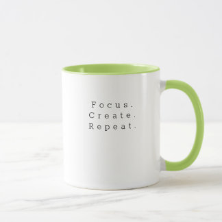 Taza Mindness Mug: Enfoque, creación, repetición