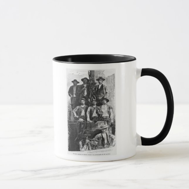 Taza Mineros de carbón de Le Creusot durante el segundo (Derecha)