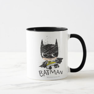 Taza Mini esbozo de Batman clásico