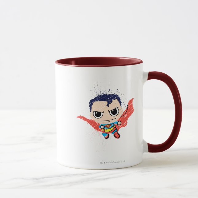 Taza Mini Superman Sketch (Derecha)