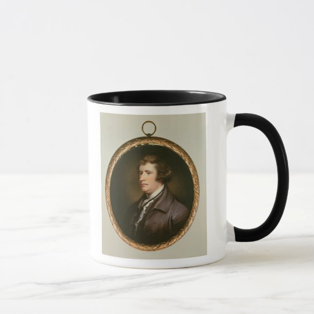 Taza Miniatura de Edmund Burke, 1795 (Derecha)
