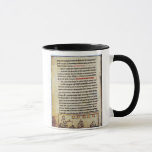 Taza Miniatura inglesa, "Medica", ilustrando un apoth