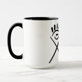 Taza Minimal Friends – Line Art