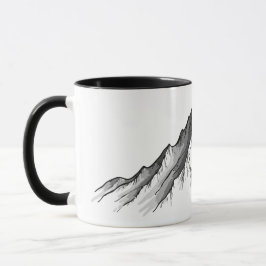 Taza Minimal Line Mountain