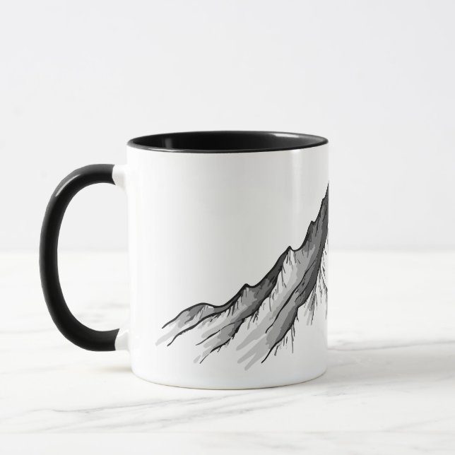 Taza Minimal Line Mountain (Izquierda)
