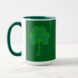 Taza Minimal Shamrock St Patrick’s Day Shirt – caneca