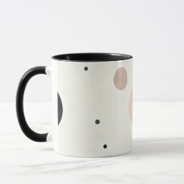 Taza Minimal Winter Dot Pattern, Soft Cozy Neutrals