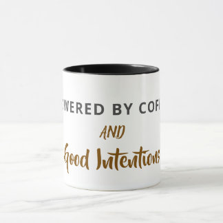 Taza Minimalist Coffee Quote Postcard | Funny Good Inte