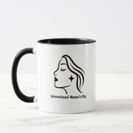 Taza Minimalist International Women's Day Mug
