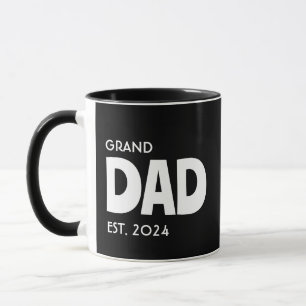 Taza Minimalista ABUELO Con Año Personalizado 