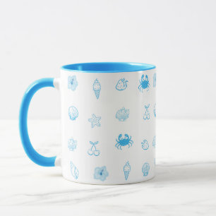 Taza Minimalista Playa Griega