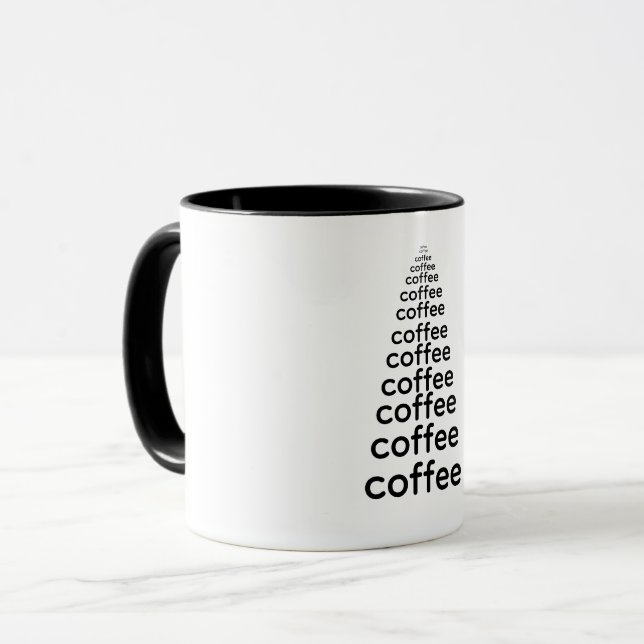 Taza Minimalistic Black Coffee Tree Mug (Anverso izquierdo)