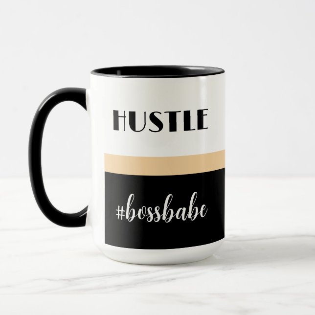 Taza Mínimo Responsable de Hustle Personalizado (Izquierda)