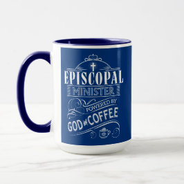 Taza Ministro episcopal, accionado por dios y el café