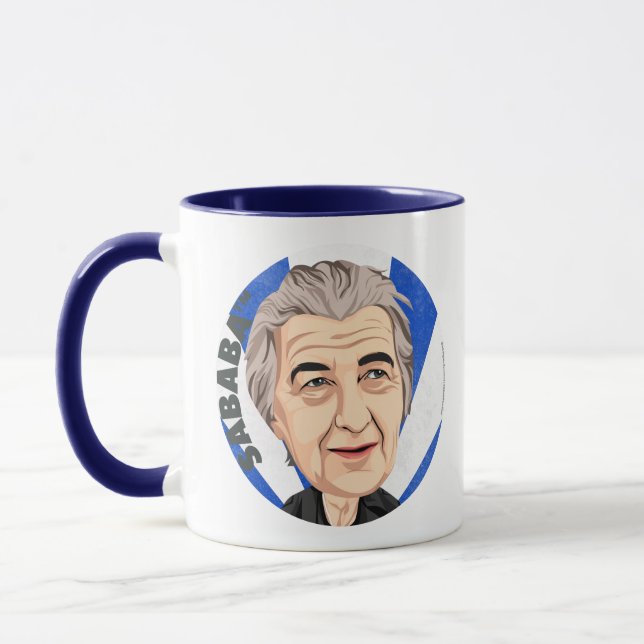Taza Ministro israelí de SABABA™ Golda Meir primer (Izquierda)