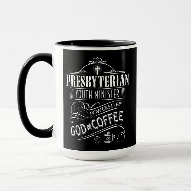 Taza Ministro presbiteriano de la juventud accionado (Izquierda)