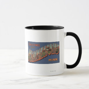 Taza Minneapolis, Minnesota - escenas grandes de la