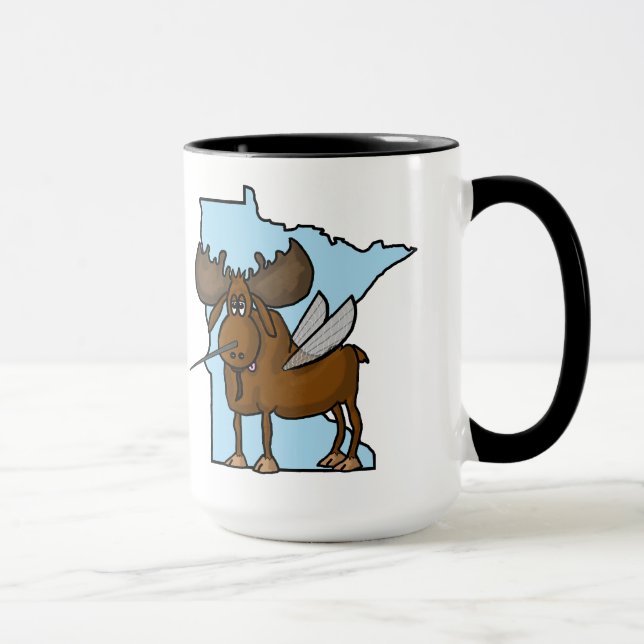 Taza Minnesota Mosquitos Moose Mug (Derecha)