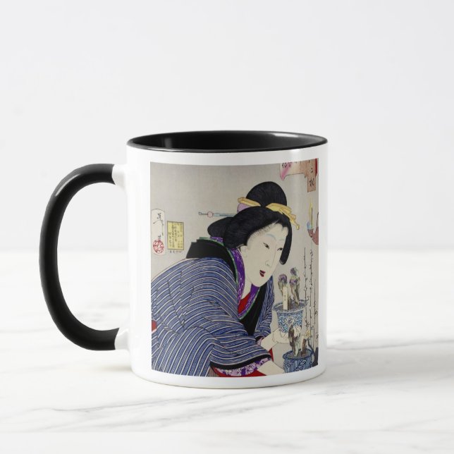 Taza Mirada como si ella quiera cambiar: El aspecto (Izquierda)
