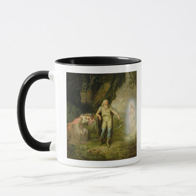 Taza Miranda, Prospero y Ariel, "de la tempestad" cerca (Izquierda)
