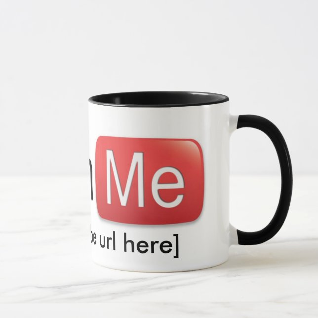 Taza Míreme en YouTube (básico) (Derecha)