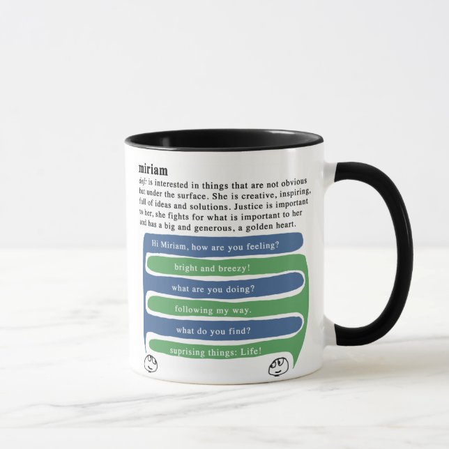 Taza miriam (Derecha)