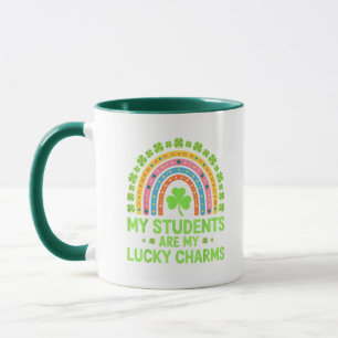 Taza Mis alumnos son mis amuletos de la suerte Profesor