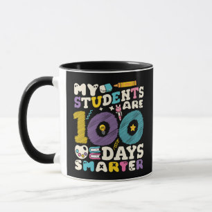 Taza Mis estudiantes son 100 días más lindos y lindos 1