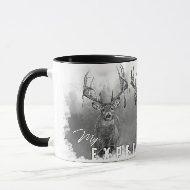 Taza Mis expectativas de Whitetail Deer Mug (Izquierda)