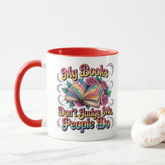 Taza Mis Libros No Me Juzgan...