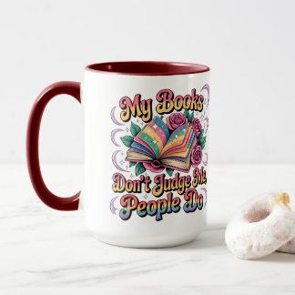 Taza Mis Libros No Me Juzgan...