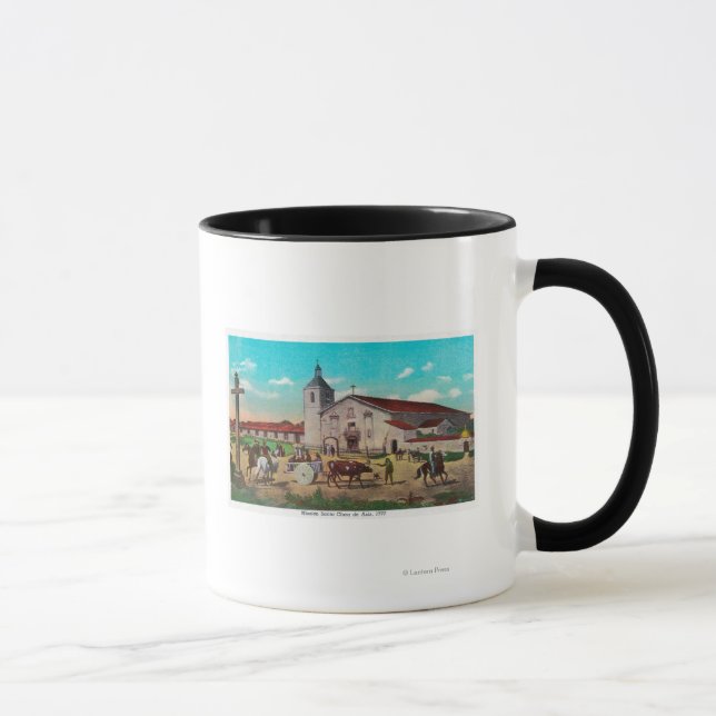 Taza Misión Santa Clara de Asis Santa Clara, CA (Derecha)
