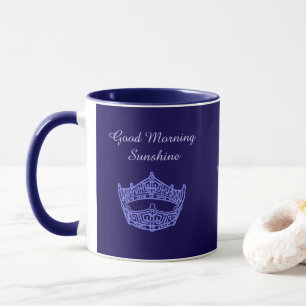 Taza Miss América Buenos Días Corona Soleada