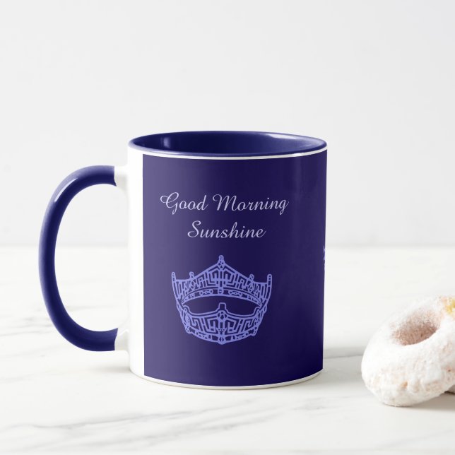 Taza Miss America Good Morning Sunshine Crown Mug (Con donut)