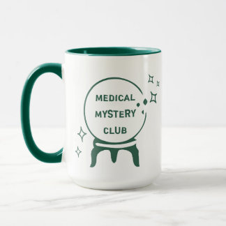 Taza "Misterio Médico" Cita de humor de enfermedad crón