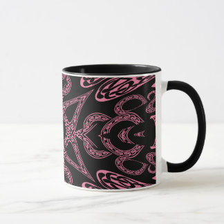 Taza Misterio rosa Monograma gótico K