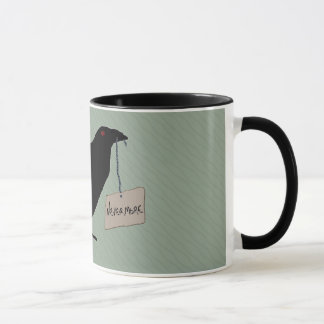 Taza misteriosa del cuervo
