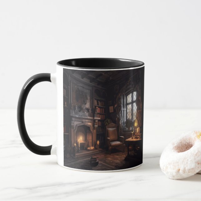 Taza Misterioso atolladero costero (Con donut)