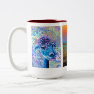 taza mística mágica de las alpacas