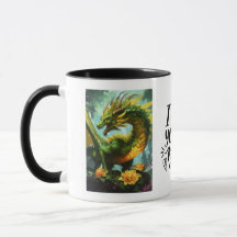 Místico Bloom Dragon Mug Encanta Tu Café Ritu