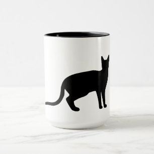 Taza Mistique de la costa: una elegante silueta gata