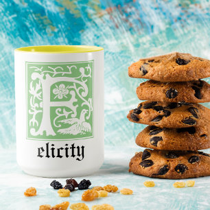 Taza Míticas criaturas del siglo XVI Capital decorativa